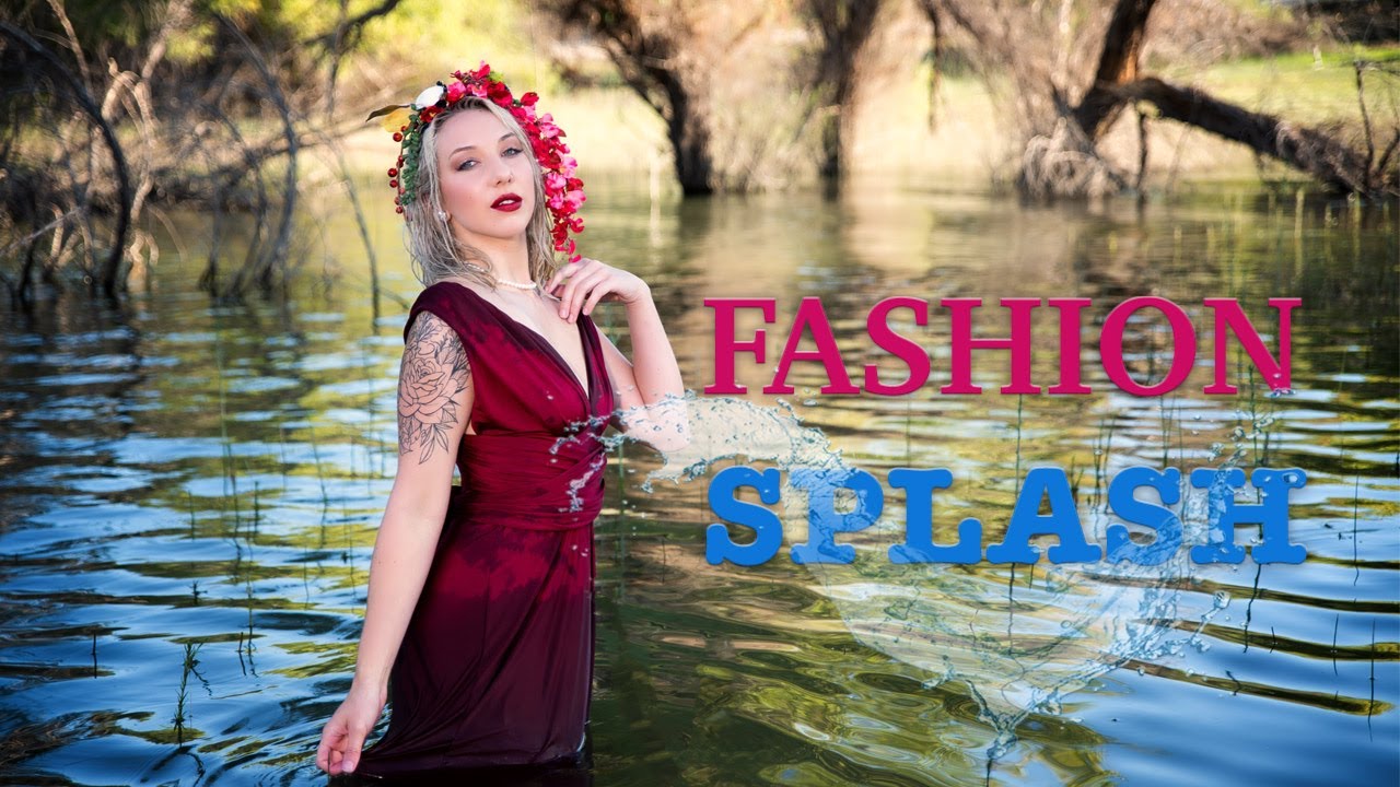 Beautiful models in the water - Fashion Splash 2019