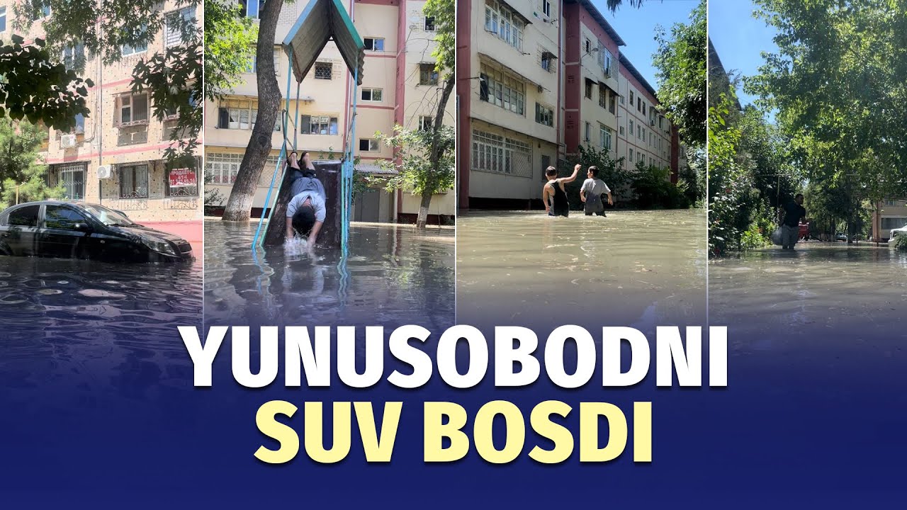 Yunusobodda suv toshdi