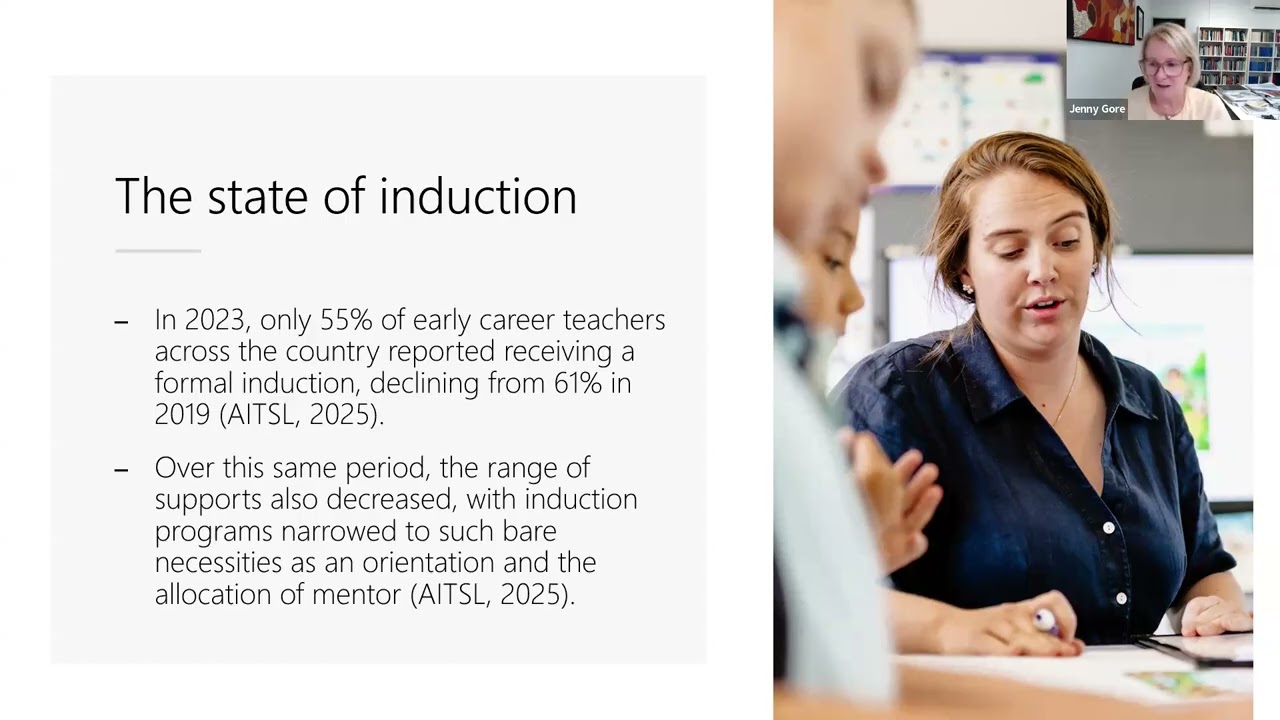 Supporting teachers from the start   Strengthening Induction through QTR