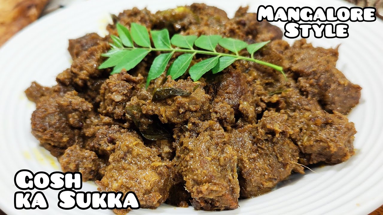 Mutton Sukka | Bhuna Gosht | Dry Mutton | How to make Mutton Recipes | Mangalore Style Beef Sukka