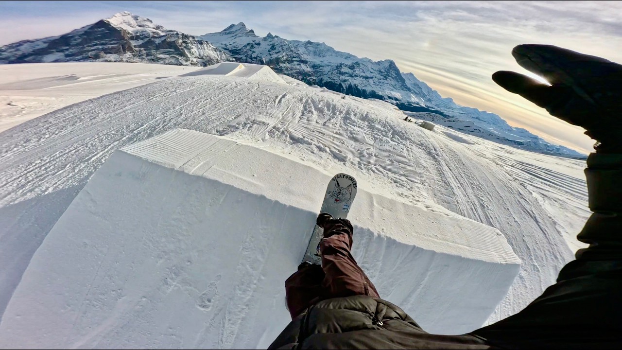 POV: Mi primera vez en el Snowpark de Grindelwald🔥 (SUIZA)