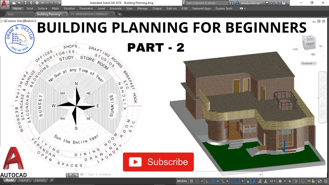 How to Draw Site Plan | Building Planning | Part-2