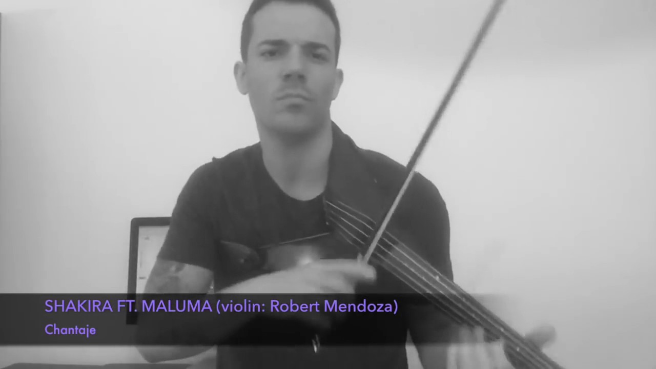Chantaje   Shakira ft  MALUMA Violin Cover by Robert Mendoza