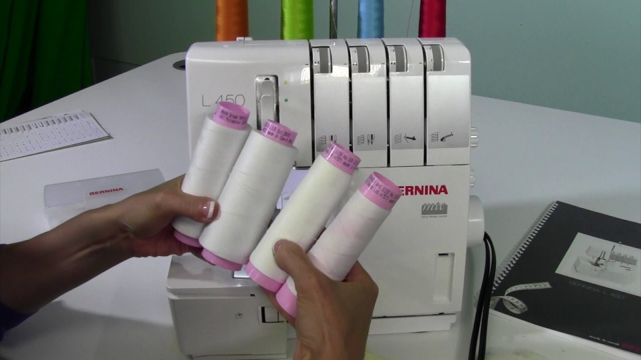 Bernina L450 Tips on Selecting Serger Thread Colors