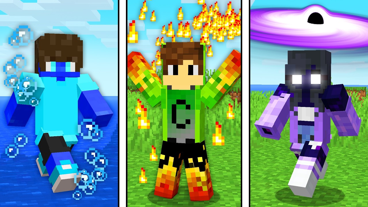 Я ПРЕВРАТИЛ ЮТУБЕРОВ в СУПЕР ЭЛЕМЕНТАЛЕЙ в Minecraft!