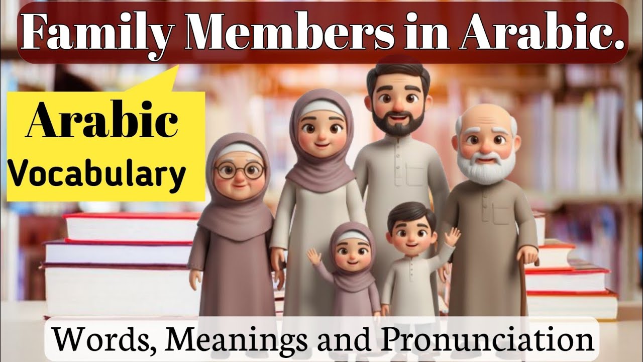 Family Members in Arabic | How to say Father, Mother, Brother in Arabic?
