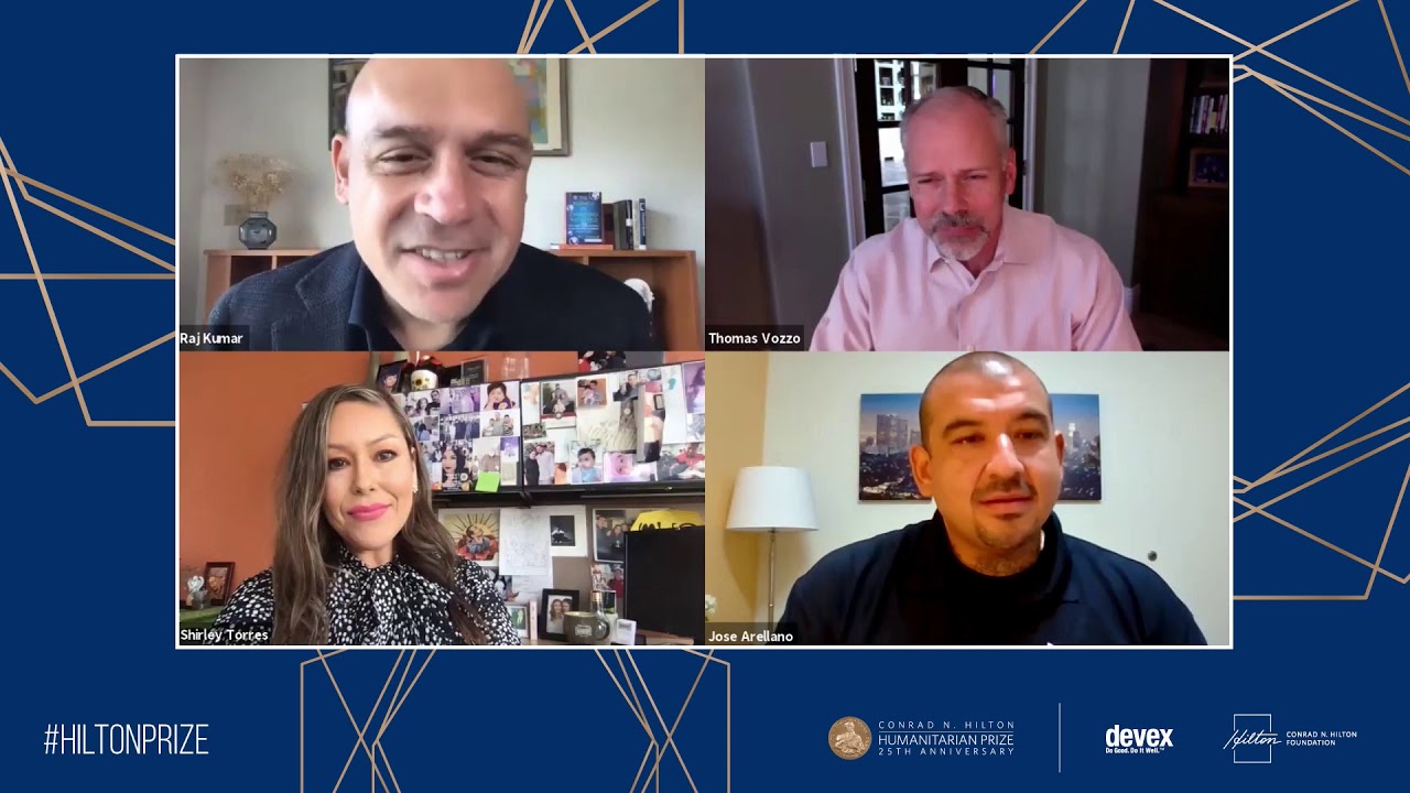 Engaging Panel Discussion for 2020 Hilton Prize Ceremony