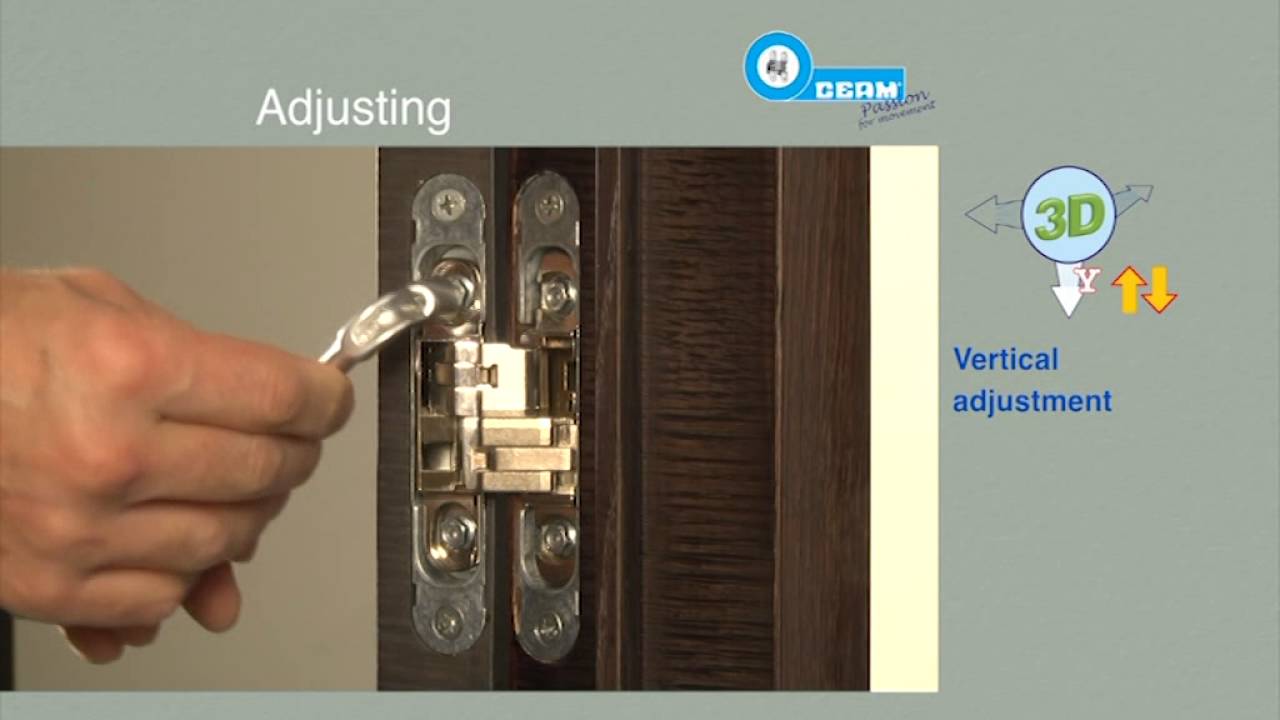 Ceam 3D Concealed hinges: how to adjust them