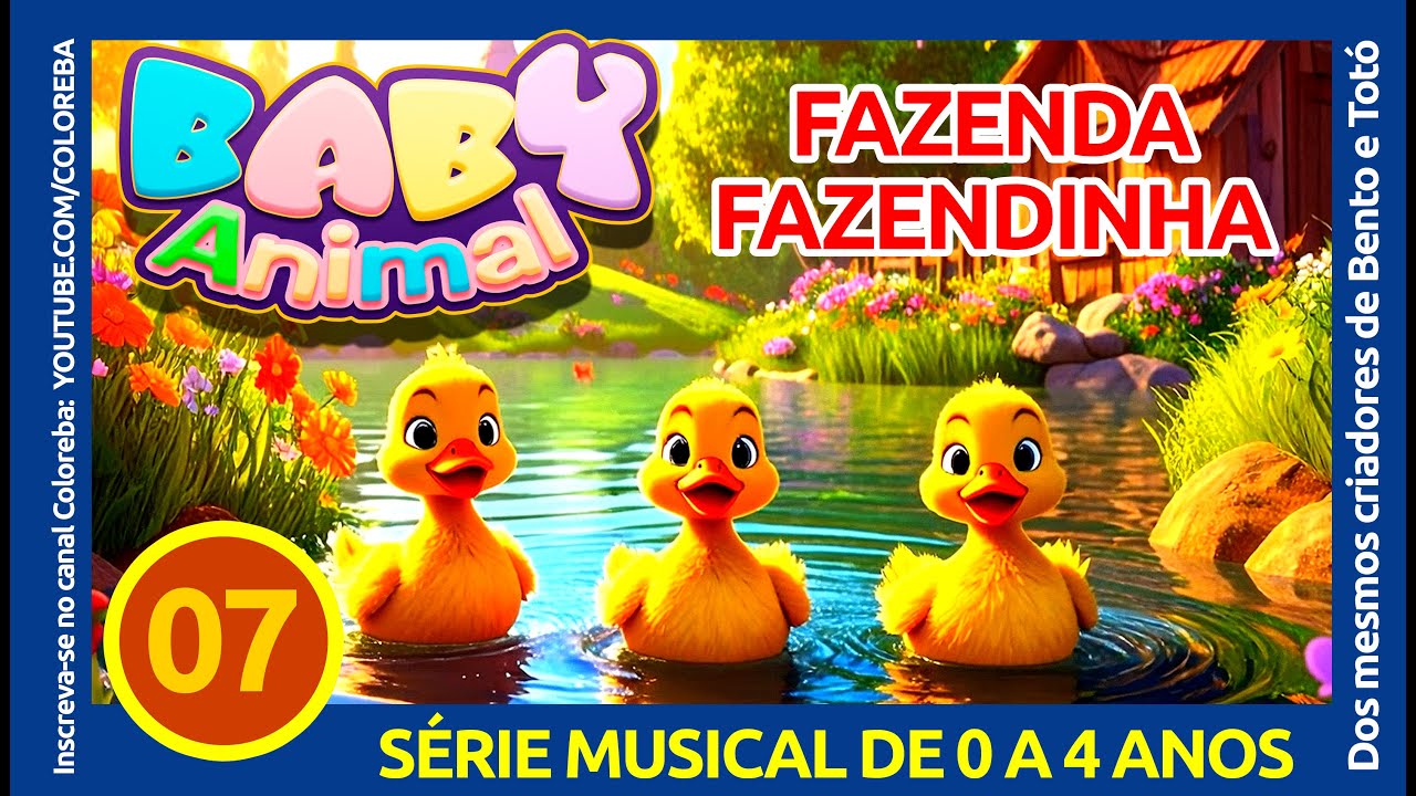 Baby Animal -  FAZENDA FAZENDINHA (Vídeo Educativo Infantil)