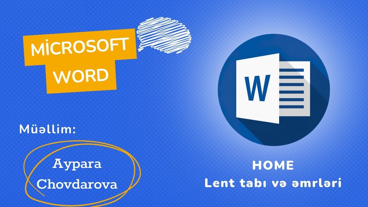 Ms Word - Home lent tabı (C.A)