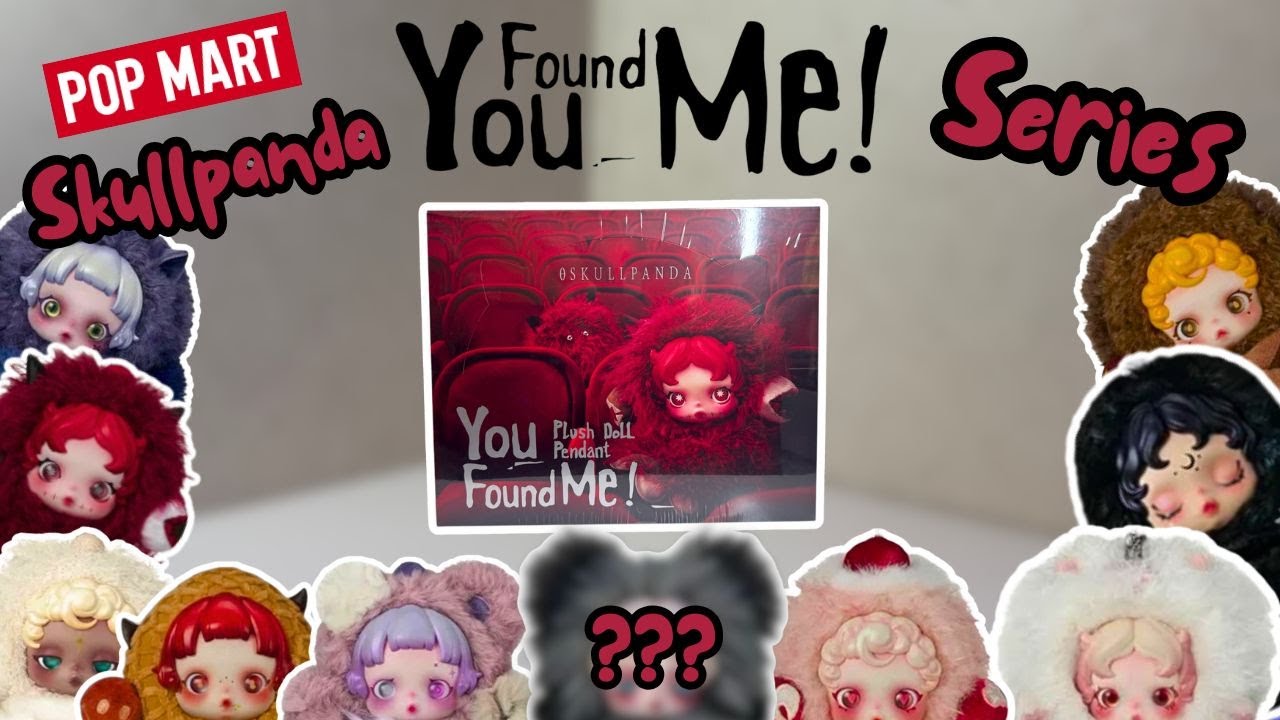 FULL SET OF SKULLPANDA YOU FOUND ME! SERIES UNBOXING 🥜 | ASMR Cozy Music, No Talking
