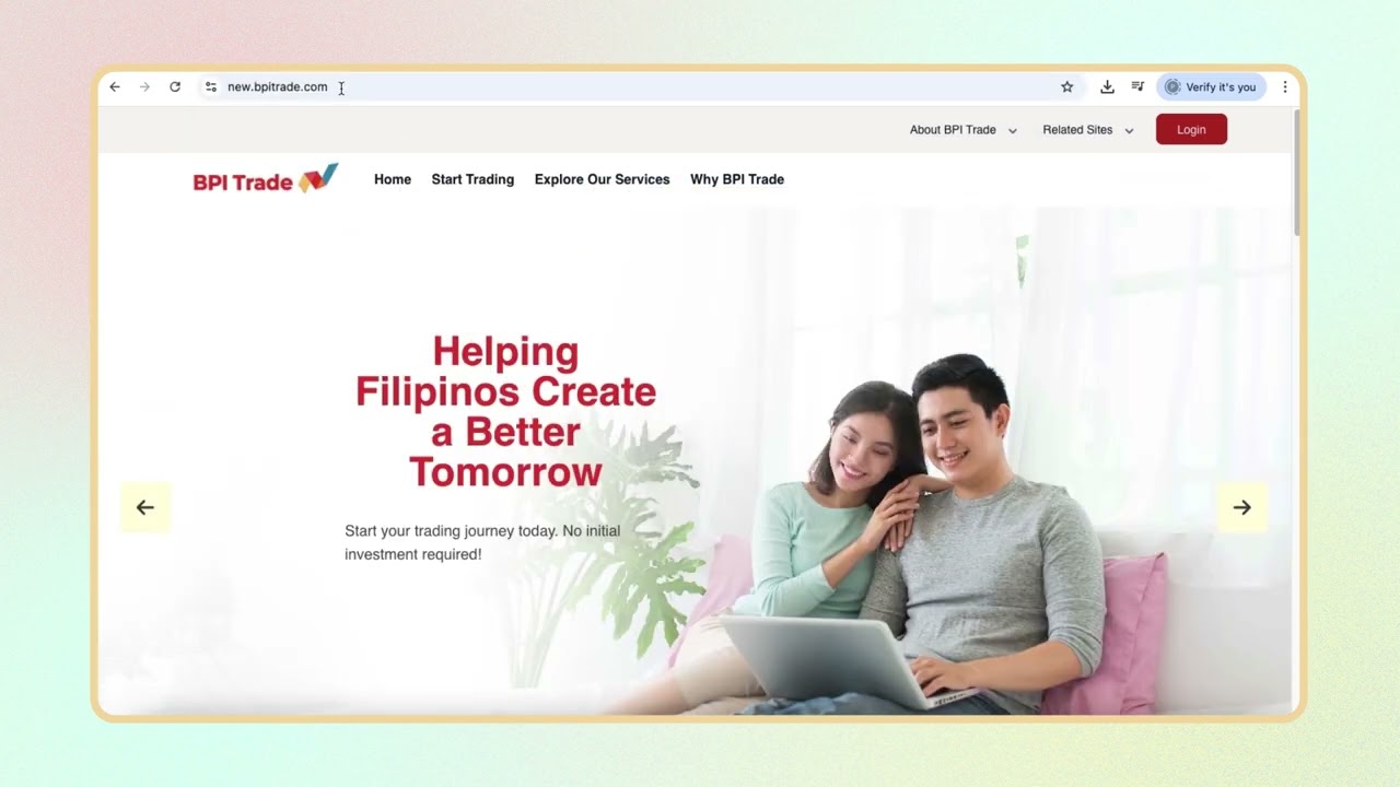 [NEW] Opening an Account with BPI Trade.
