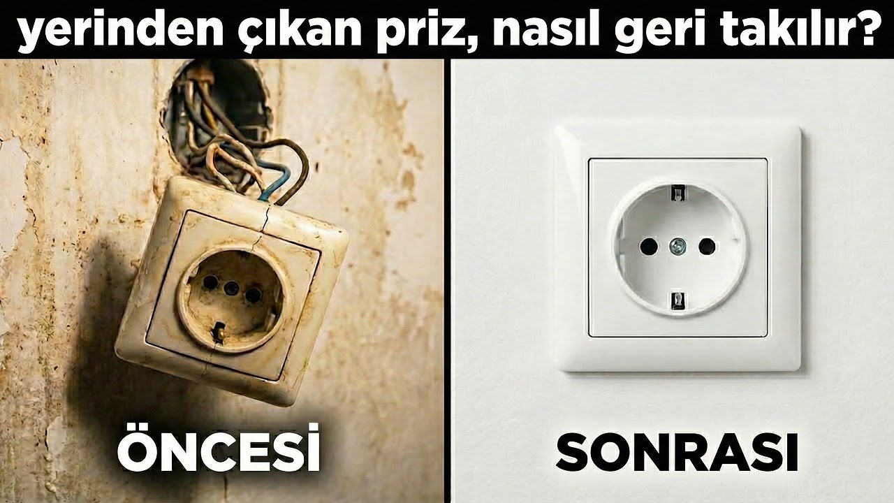Yerinden Çıkan Priz Nasıl Geri Takılır?