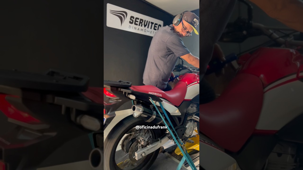 Instala&ccedil;&atilde;o e acerto de Athlon no Dinam&ocirc;metro 🔥 #motos #athlon #xre300 #cb300 #Shorts #shorts