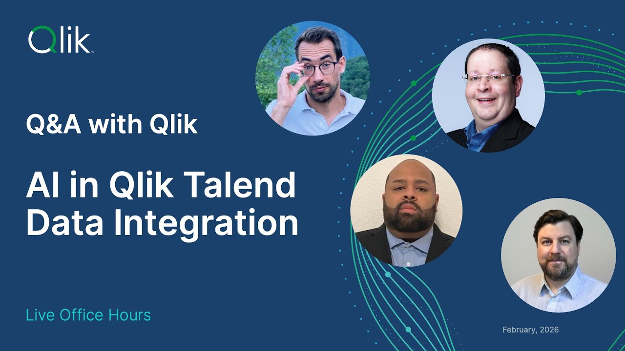 Вопросы и ответы с Qlik: Искусственный интеллект в интеграции данных Qlik Talend