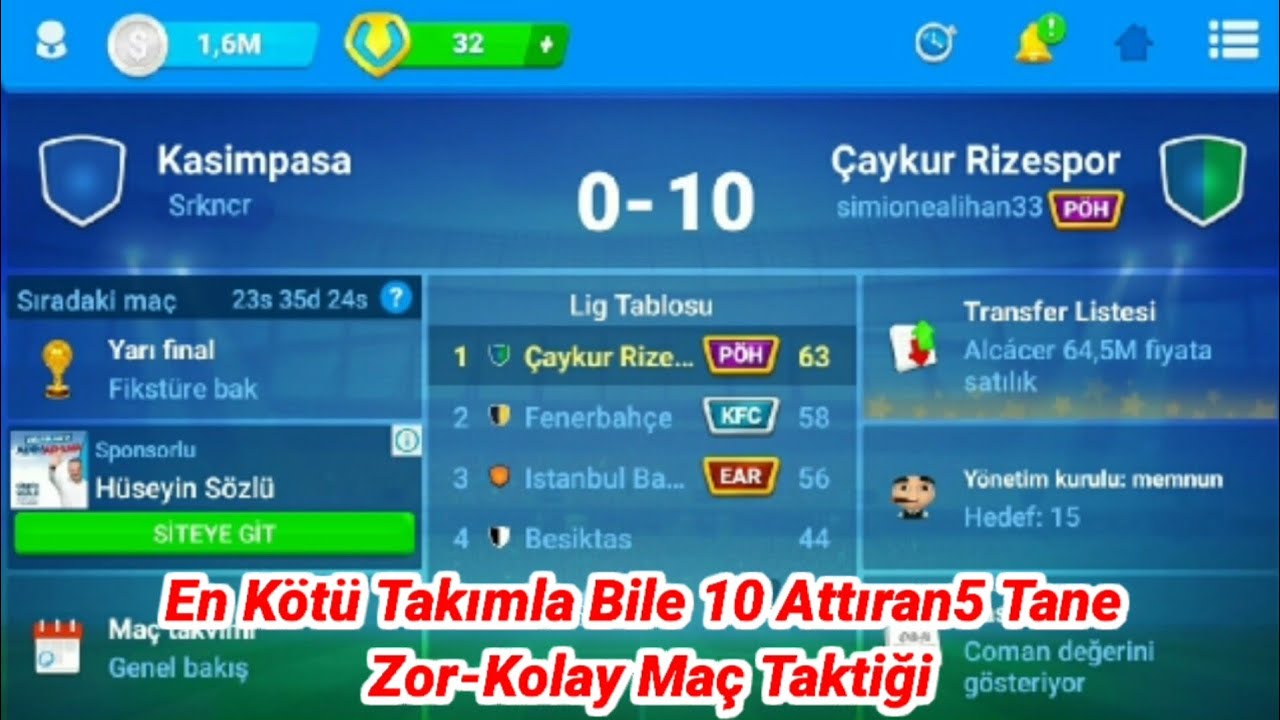 Osm- Yenmesi İmkansız Olan Maçlarda Fark Attıran- 5 İnanılmaz Zor-Kolay Şampiyonluk Taktiği- Part#3