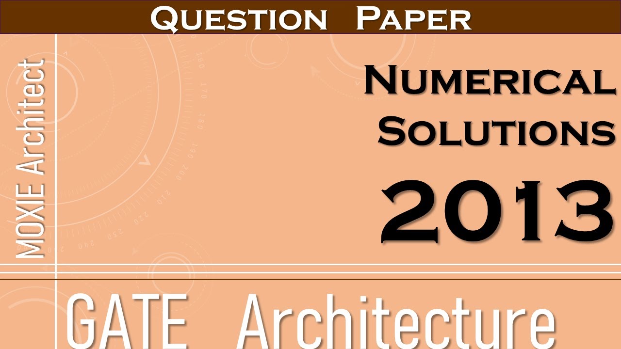 Gate Architecture | Numerical Solution | 2013 Years Paper |