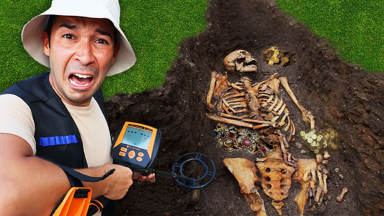TROVIAMO TESORI SEGRETI CON IL METAL DETECTOR NEL GIARDINO DELLA NOSTRA CASA CON LA PISCINA!