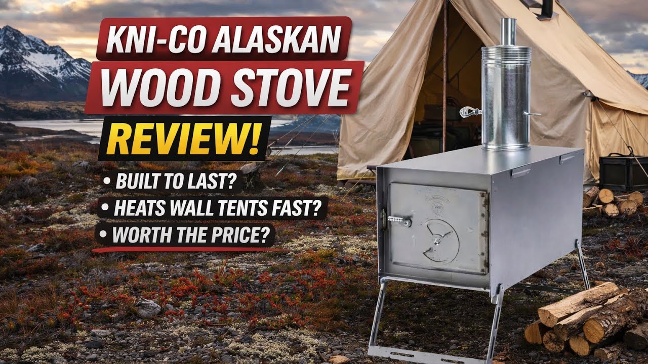 Обзор дровяной печи Kni-Co Alaskan | Надёжное отопление для палаток и кемпингов вдали от цивилизации