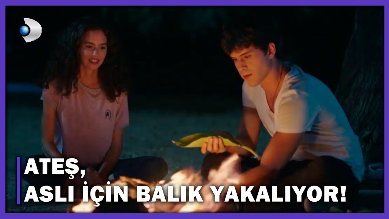 Ateş, Aslı İ&ccedil;in Balık Yakalıyor! - Bodrum Masalı 10.B&ouml;l&uuml;m