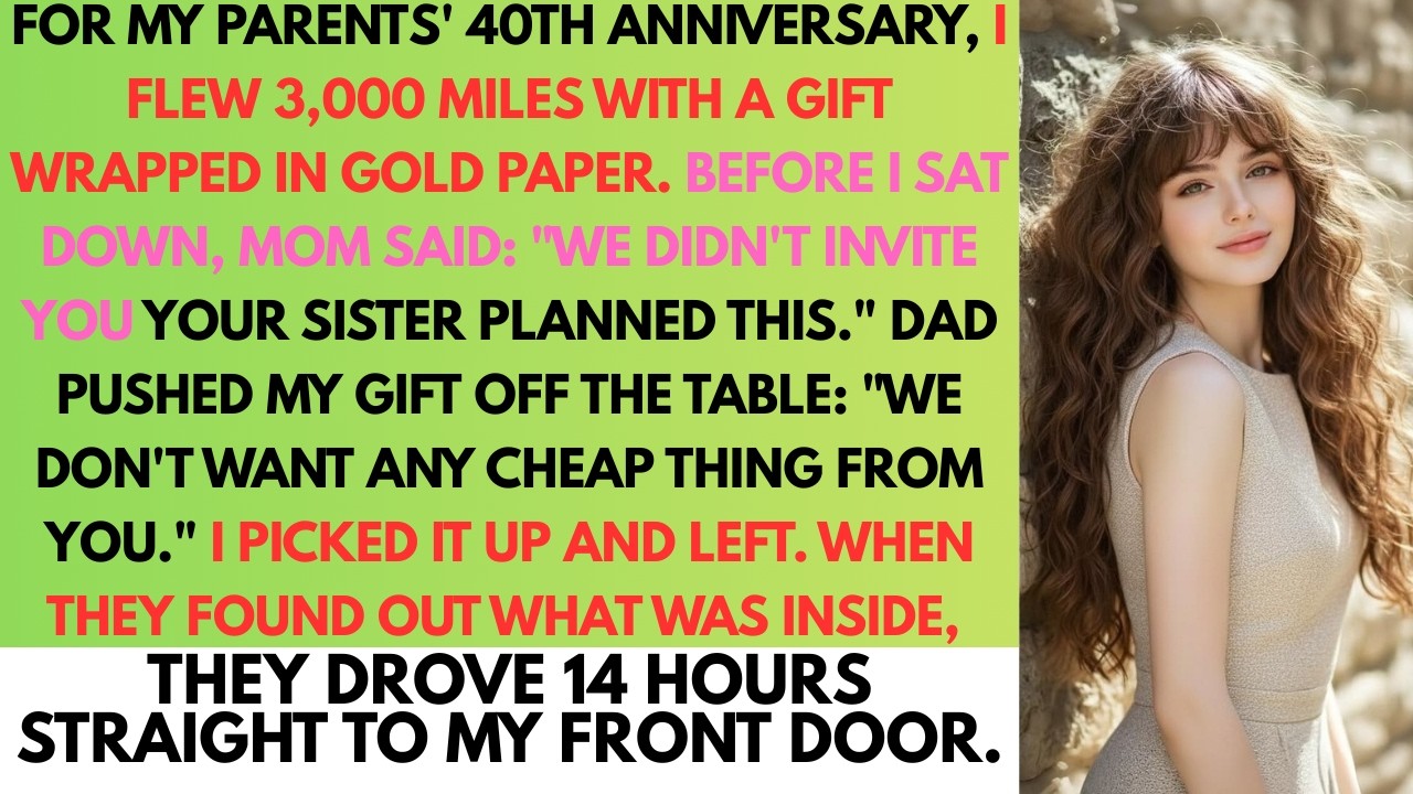 My Parents Said “We Didn’t Invite You” at Their Anniversary — Until They Opened My Gift Box