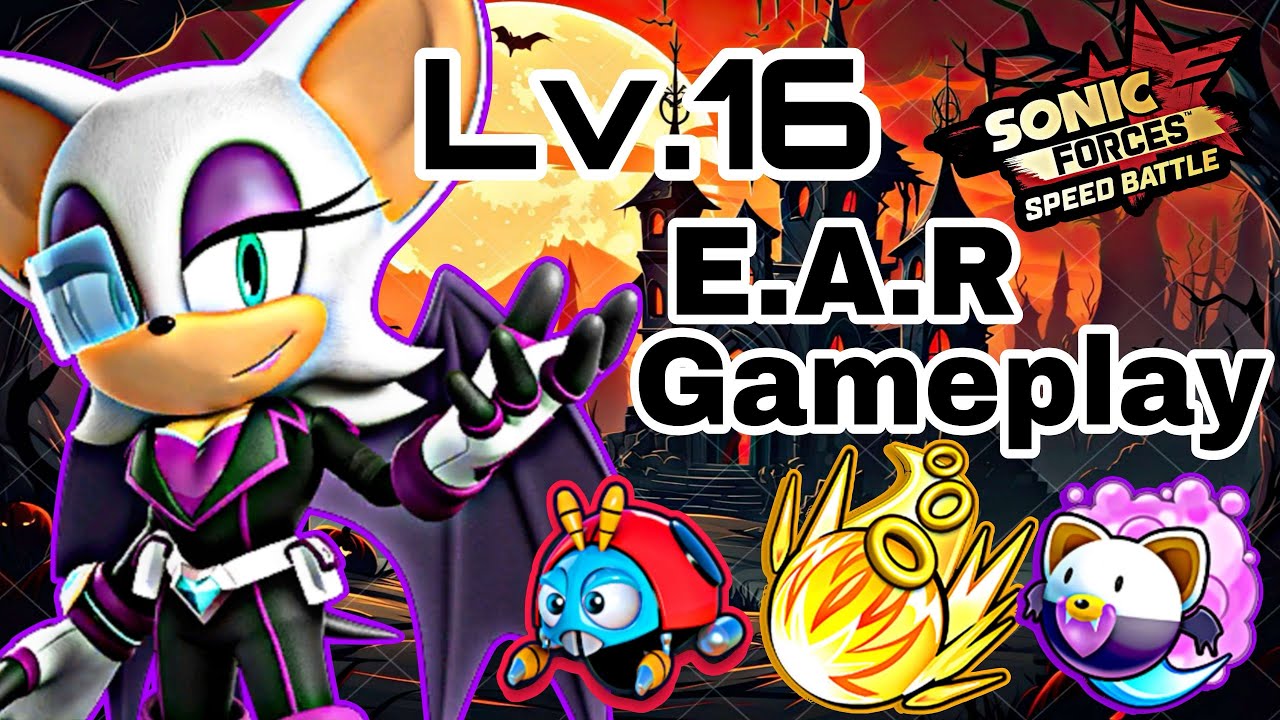 Sonic Forces Speed Battle 🦇💣 Elite Agent Rouge Max - ✨Womens Day✨ - Gameplay 💣🦇