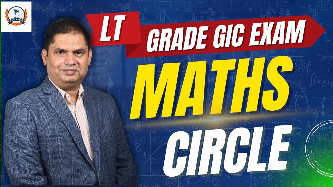 LT Grade maths classes | UP GIC Lecturer Vacancy | Maths online classes |maths circle by B.M.Sir