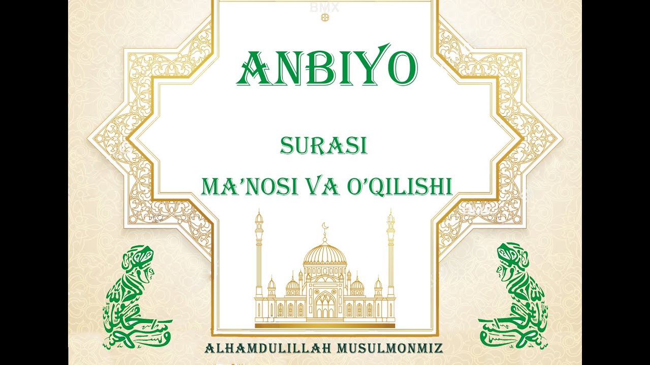 21   Anbiyo Surasi