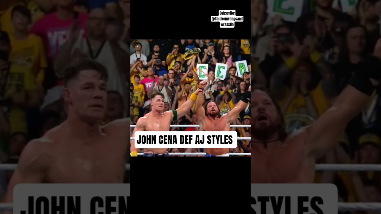 WWE Crown Jewel Results 10/11/2025 #wwe #wwecrownjewel #wwefan #johncena #johncenashorts #shorts