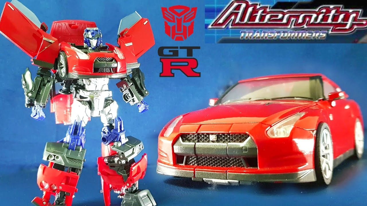 Transformers Alternity Optimus Prime Nissan GTR #transformation #fyp #fypシ #toys #vlog
