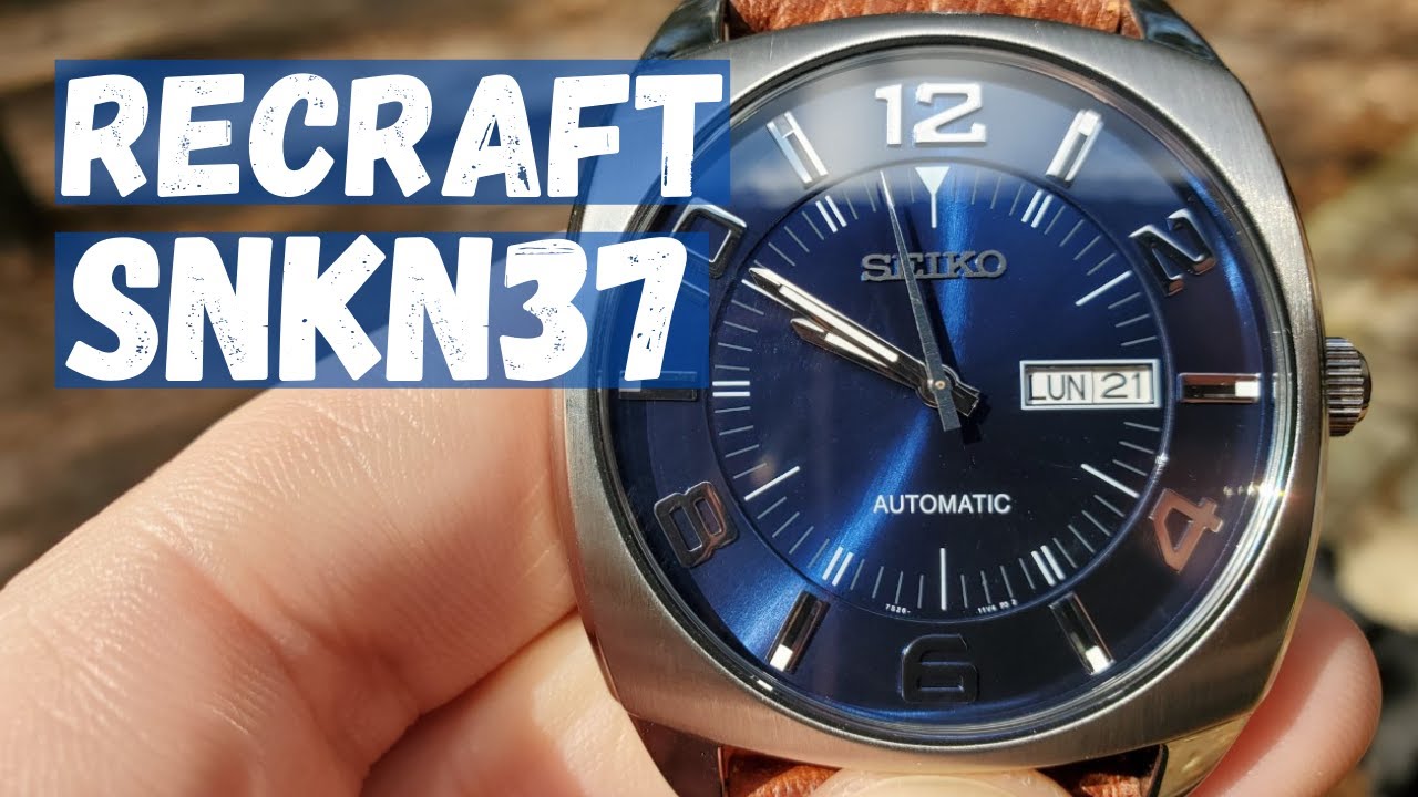 Seiko Blue Recraft SNKN37  I  Definitely A BBW