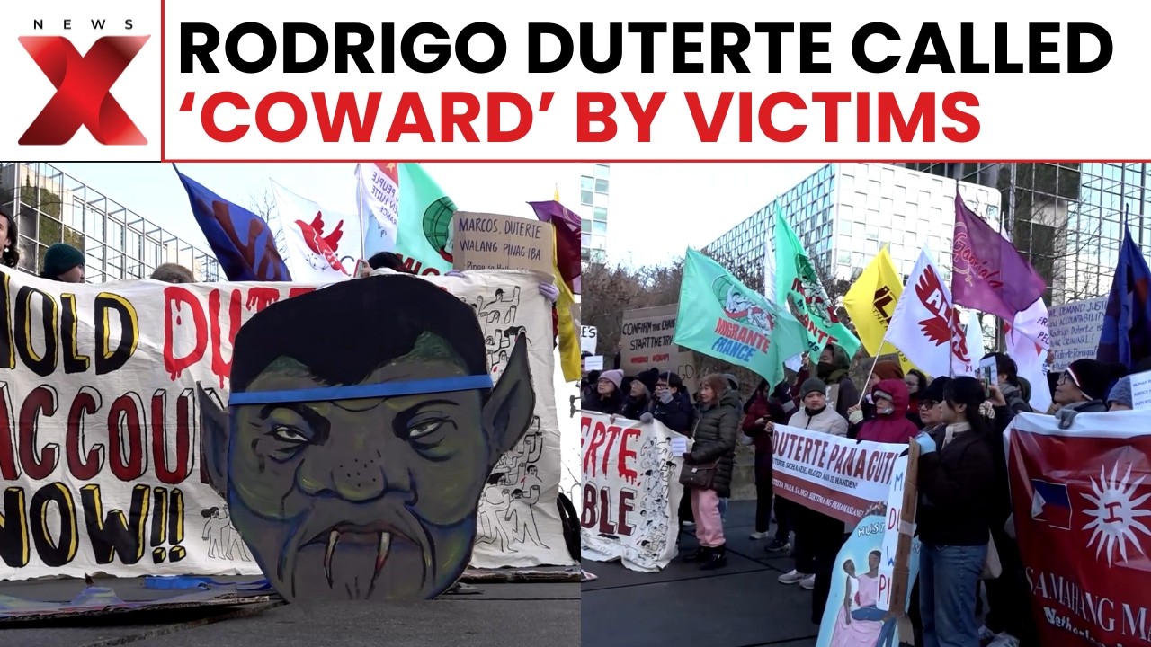 ICC Pre-Trial Victims Denounce Former President Rodrigo Duterte World News NewsX