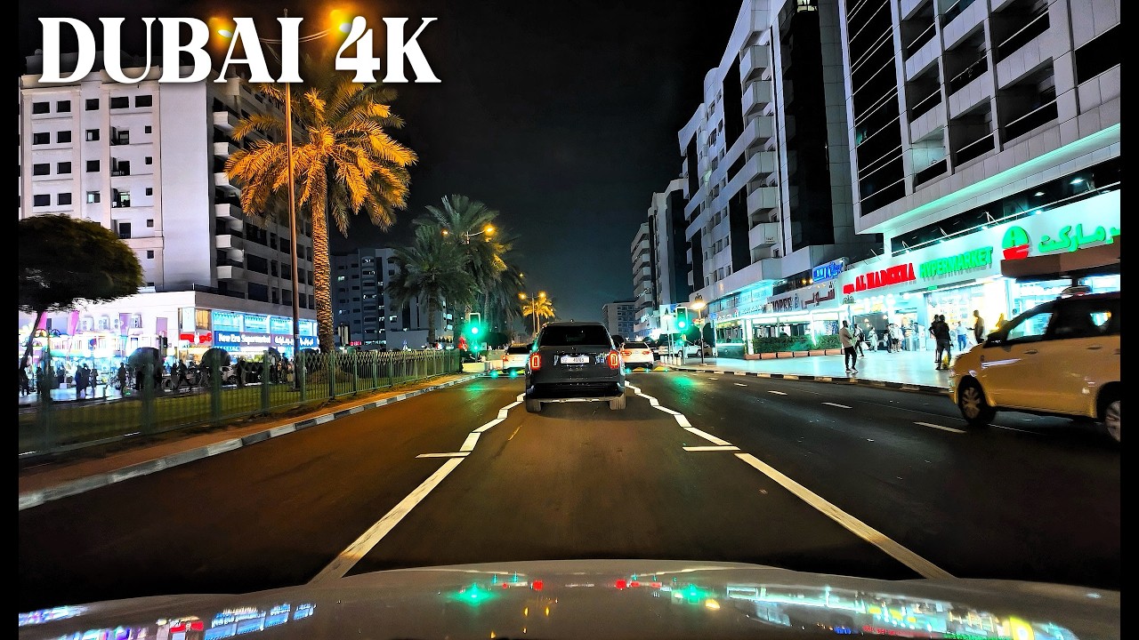 Dubai 4K | Going From Bliss Hotel Deira To Azizi Riviera