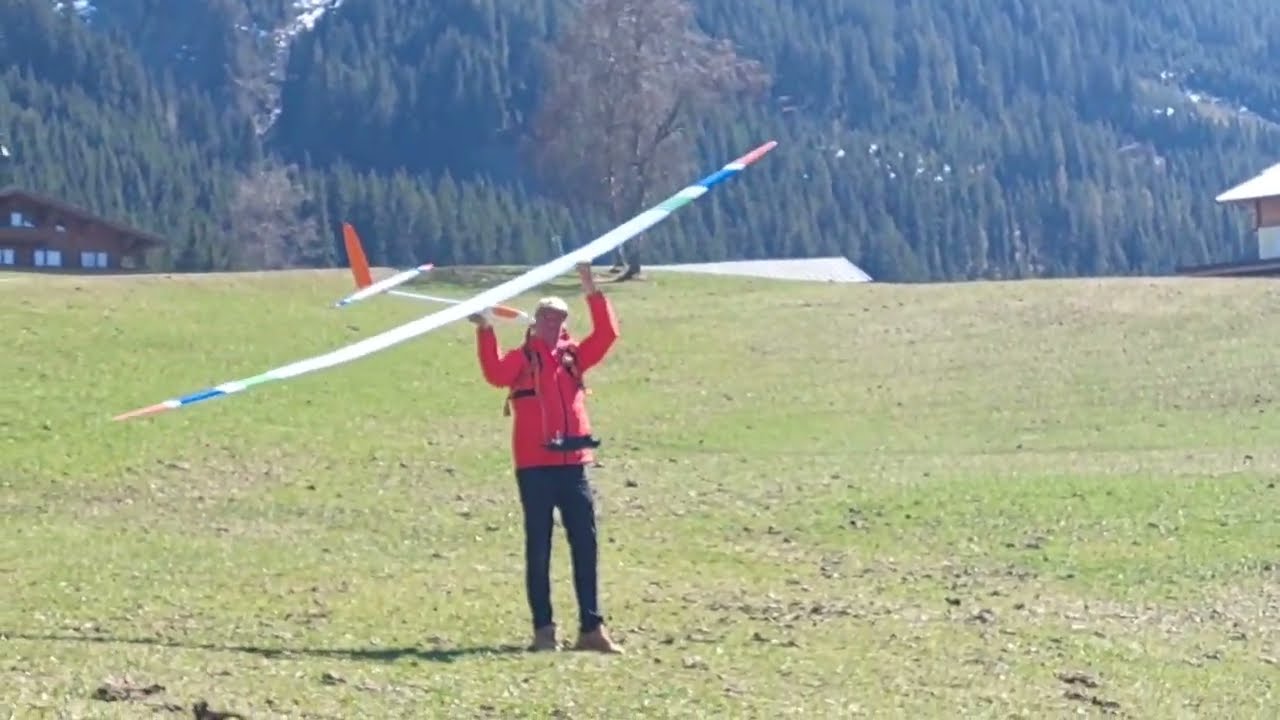 Calvados bei schwachen Verhältnissen #modellflug #hangflug #hangglider #rcglider #rcplane
