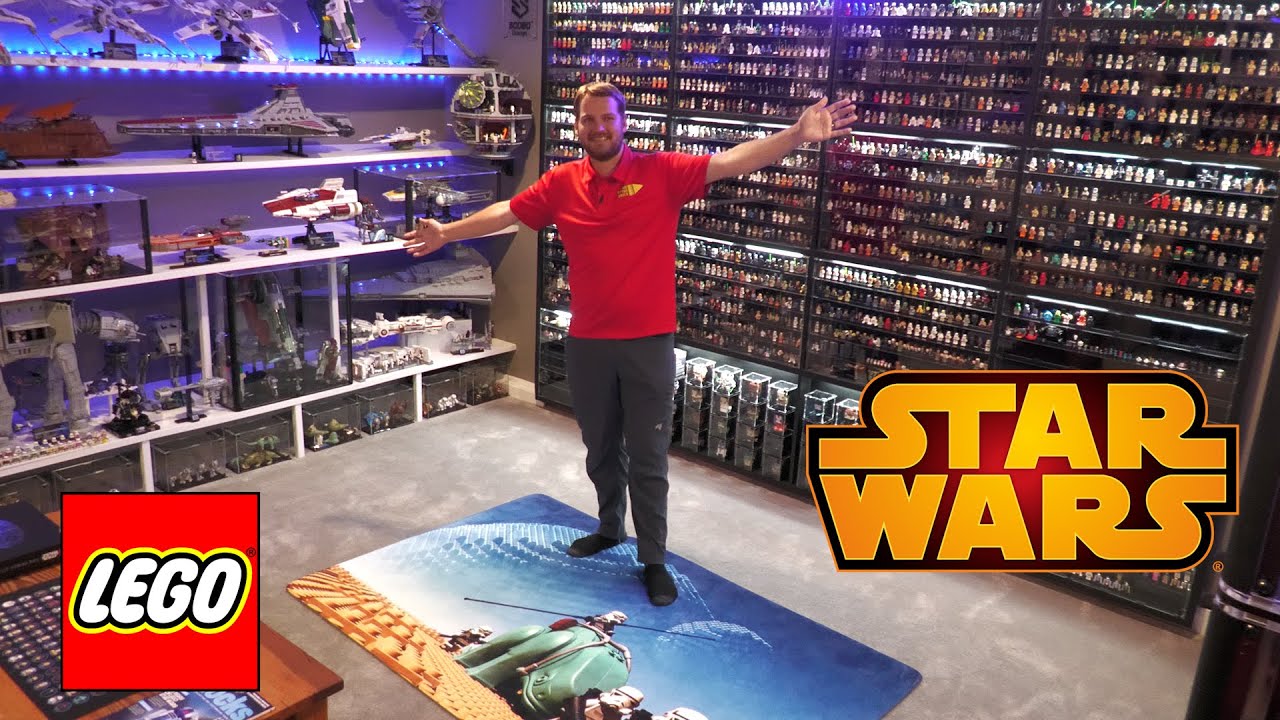 Hidden Room with Every LEGO Star Wars Minifigure Ever Made! Blue Milk Figs Collection