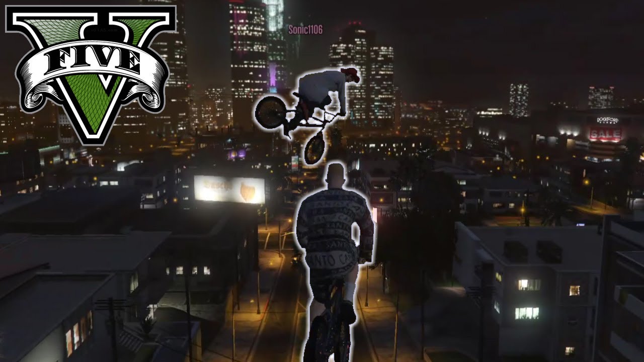 Crazy GTA BMX Stunts