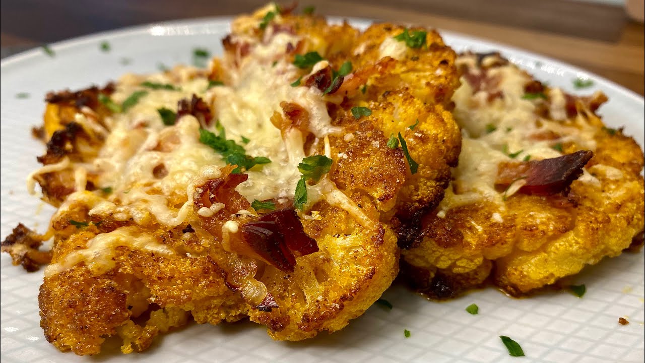 Blumenkohl besser als Fleisch. Knusprig und würzig aus dem Ofen. Schnell gemacht! Extrem lecker!