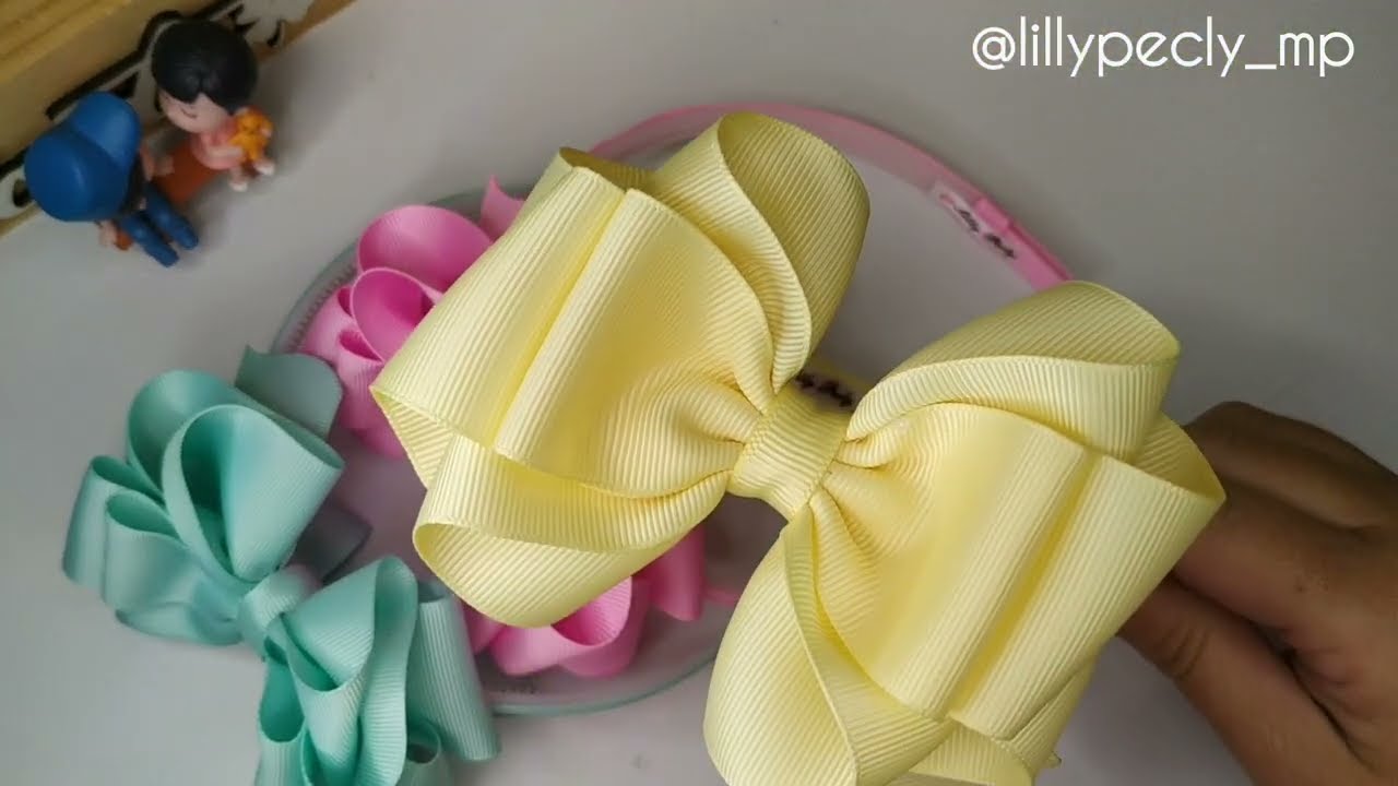 🎀 Laço Milena 3 - Maravihoso +  Econômico e Fácil Tutorial #lilly