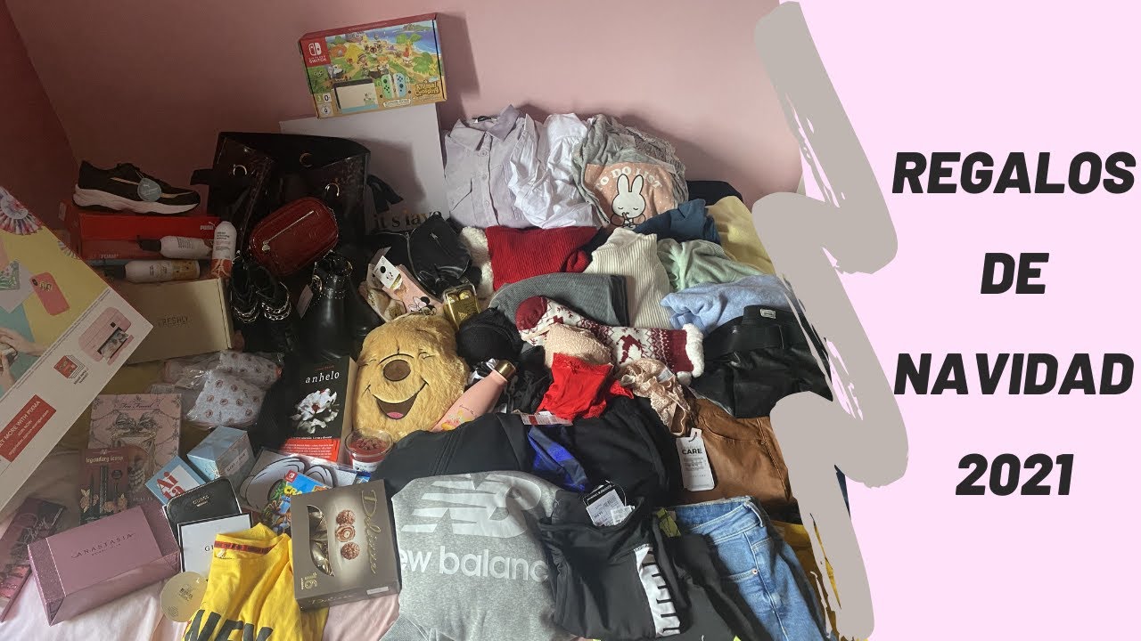 TODOS MIS REGALOS de NAVIDAD 2021🎁🎄 |Guess, Nintendo Switch ACNH, it's lava...| LetiihCullen♡;