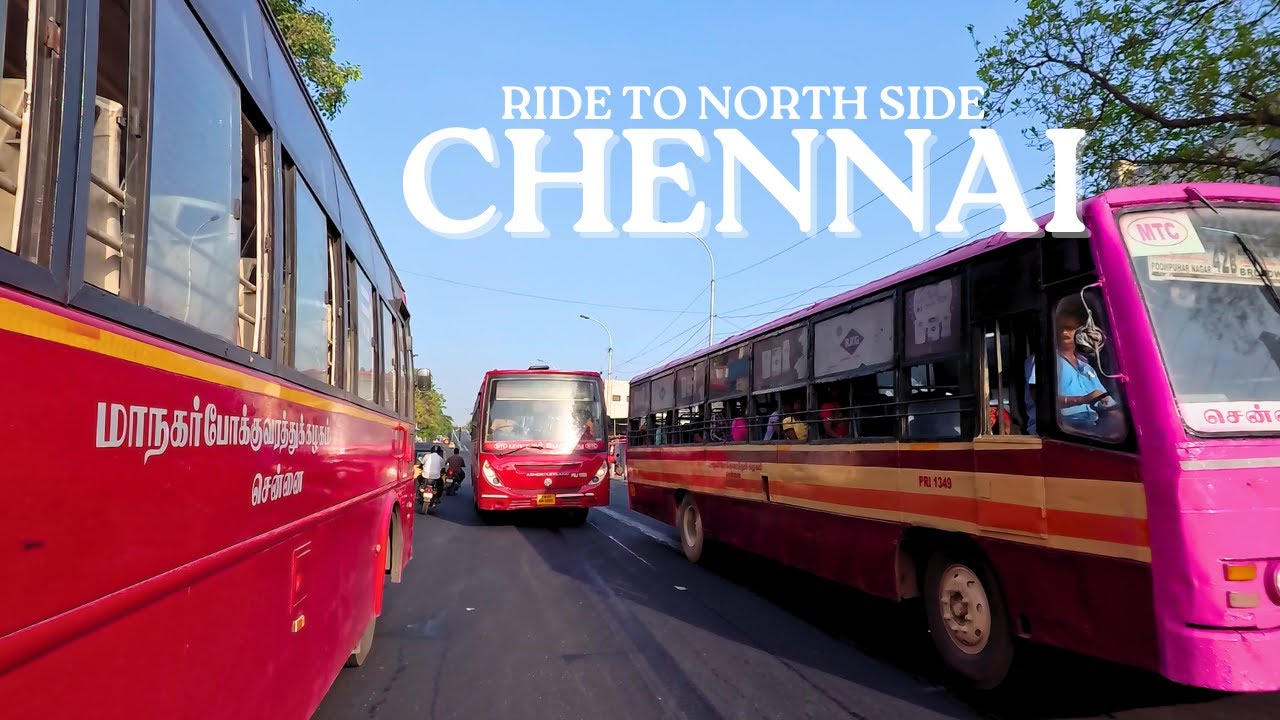 Chennai North Beach Road | Ennore Drive [4K]