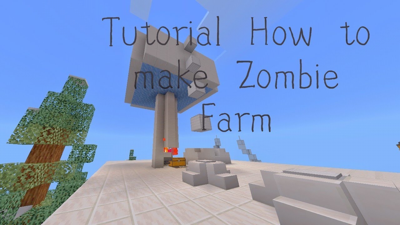 Tutorial how to make Zombie farm in NetherGames SkyBlock