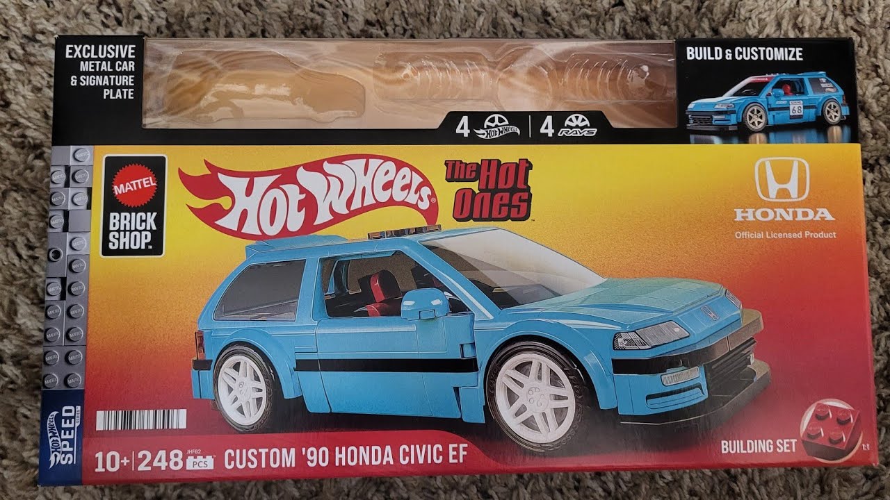 Mattel Brick Shop '90 Honda Civic EF