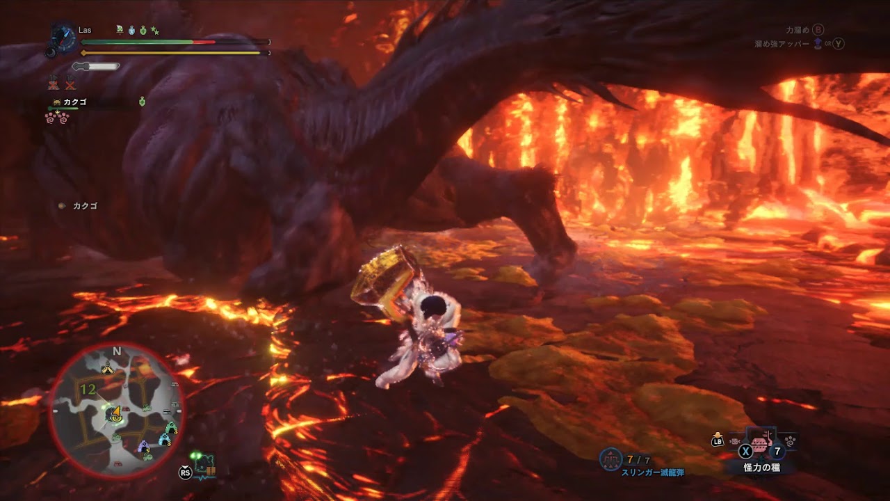 MHWベヒーモス　ハンマーソロ13分51秒
