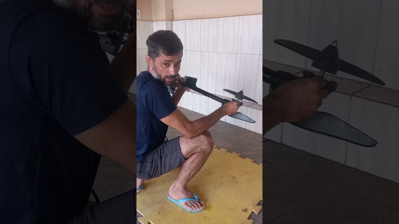 pedal caseiro para caiaque, parte 2