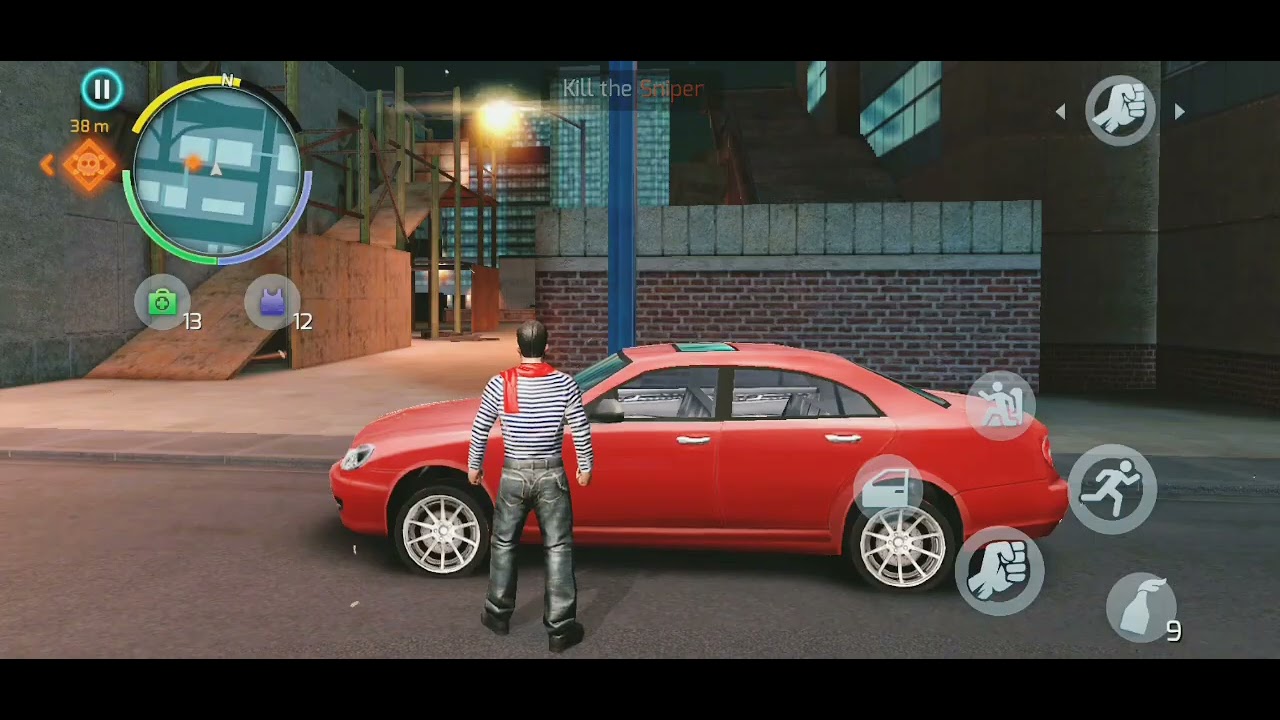 ( GTA_IV ) Gangstar Vegas 4 òyini | 23-missiya | Shahar 😍 Gansterlarini SNAYPER chada tinchitdim.
