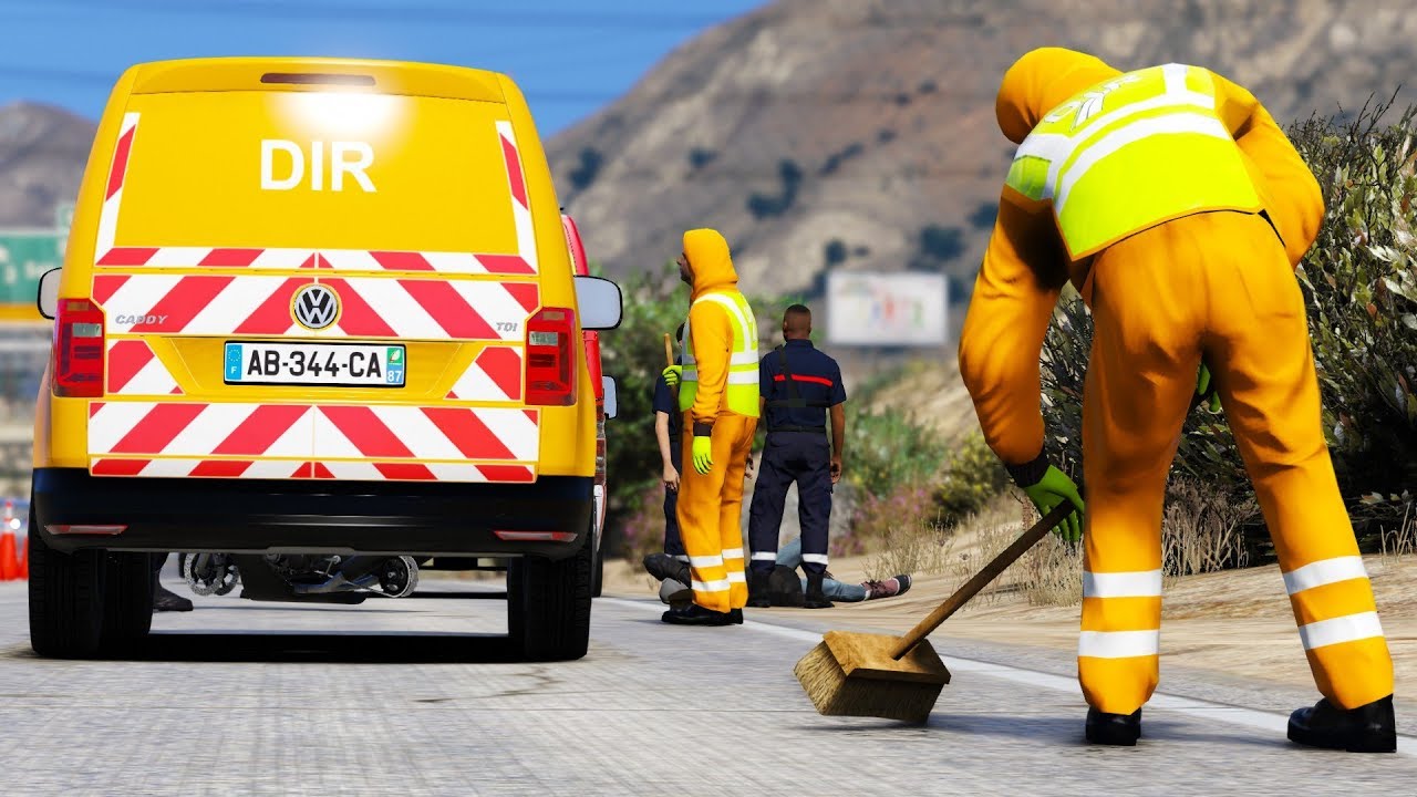 [GTA 5] DIR - ACCIDENT A LA CHAÎNE  #DIRECTION INTERDÉPARTEMENTAL DES ROUTES 1
