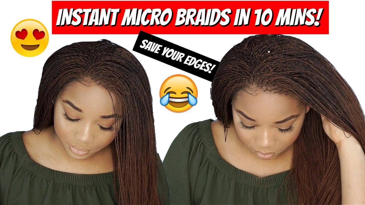 MICRO BRAIDS IN 10 MINS! #ISSAWIG