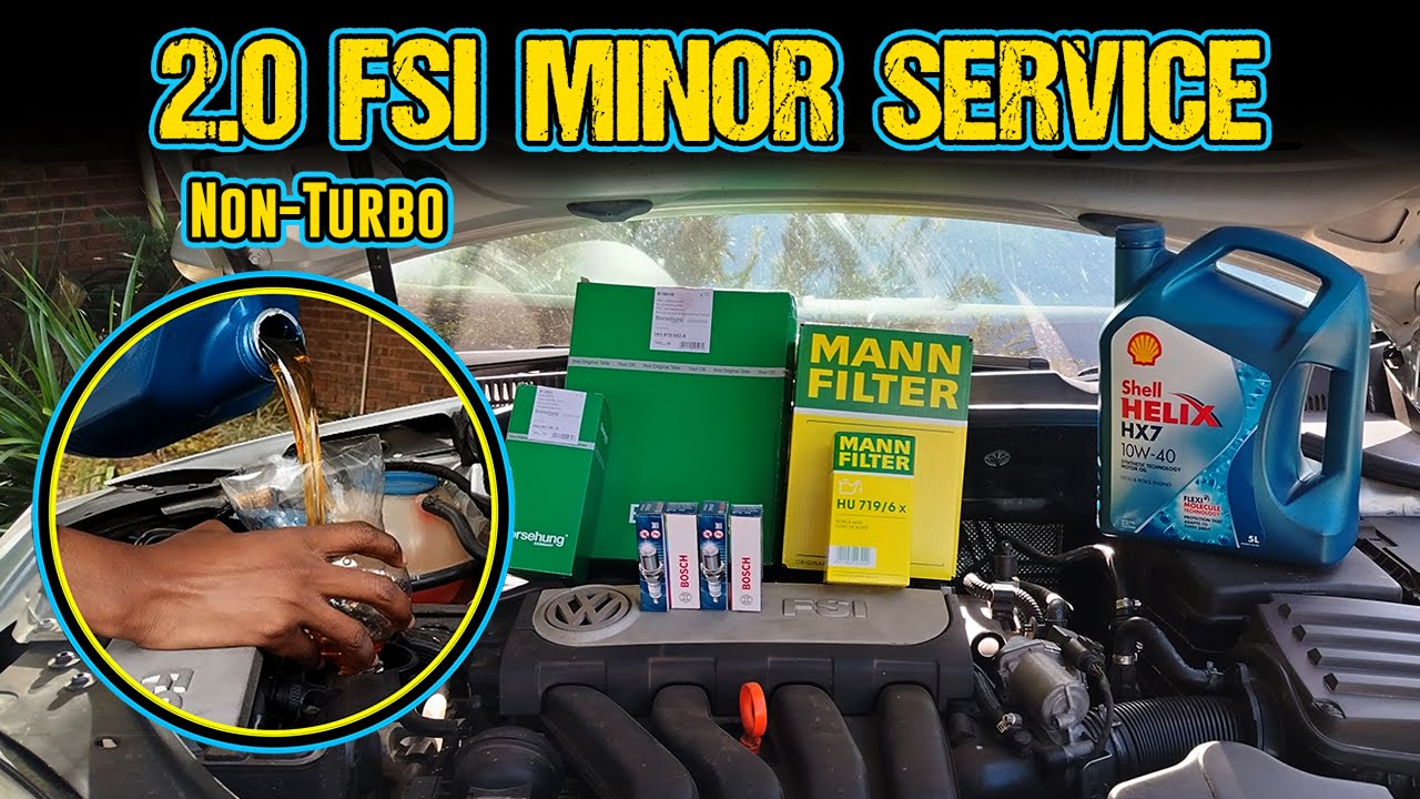 Незначительное обслуживание 2.0 FSI | VW Golf/Jetta Mk5.