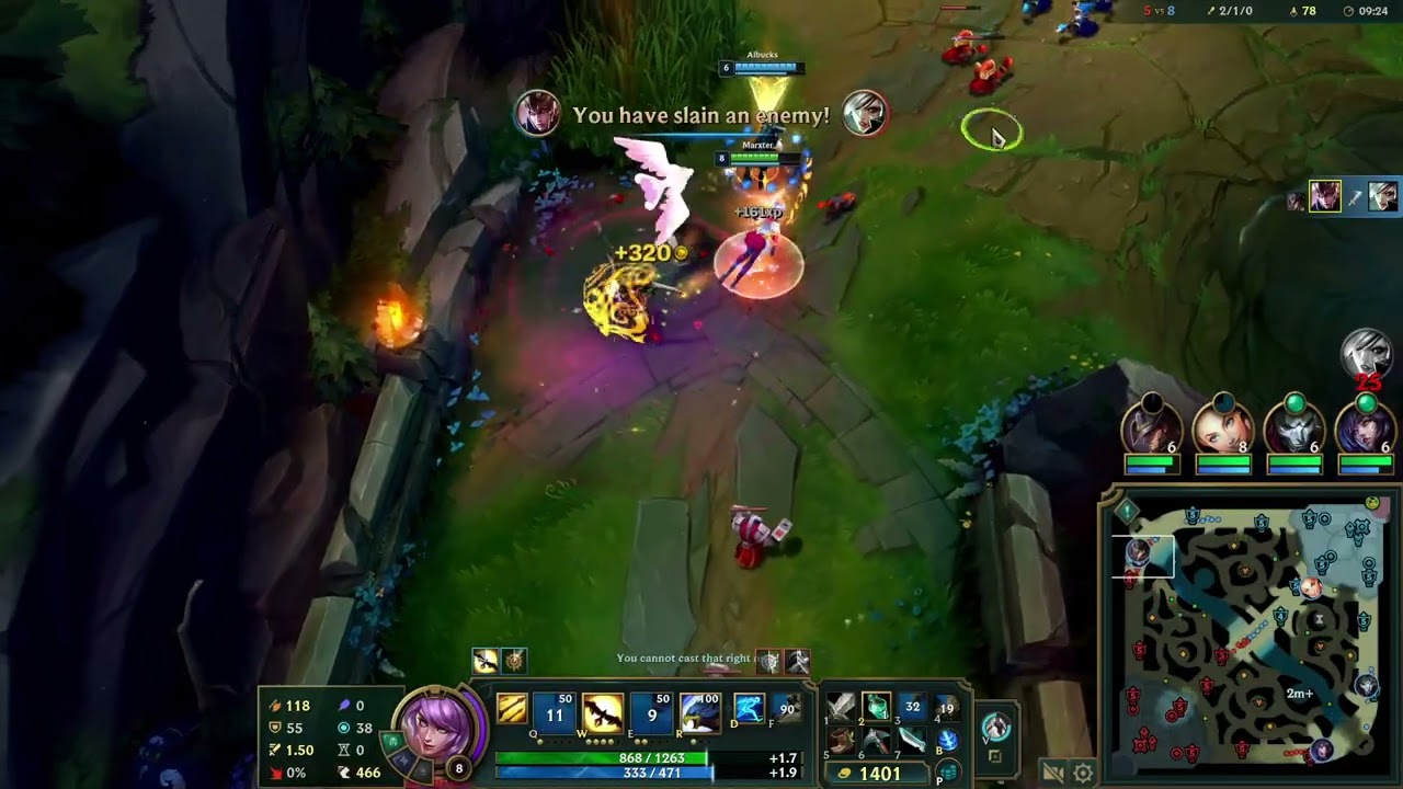 League of Legends - Quinn - 12/6/15 - 5v5 Ranked Solo - Win - 8:36am