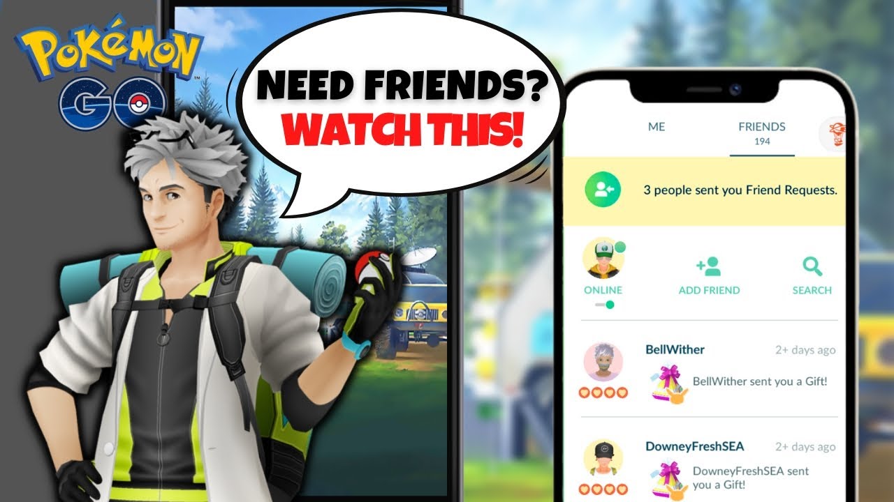 HOW TO GET MORE FRIENDS IN POK&Eacute;MON GO (2022)
